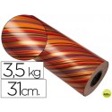 PAPEL FANTASIA VERJURADO 7025 TODO EL AÑO BOBINA 31 CM 3,5 KG