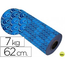PAPEL FANTASIA VERJURADO STAR 7021 TODO EL AÑO BOBINA 62 CM 7 KG