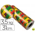 PAPEL FANTASIA VERJURADO STAR 7008 TODO EL AÑO BOBINA 31 CM 3,5 KG