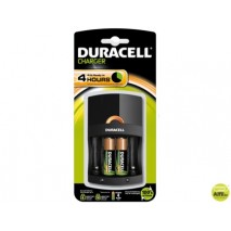 CARGADOR DURACELL PARA PILAS RECARGABLES CEF 14 INCLUYE 2 PILAS AA
