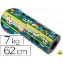 PAPEL FANTASIA VERJURADO STAR 7009 MOTIVO INFANTIL BOBINA 62 CM 7 KG