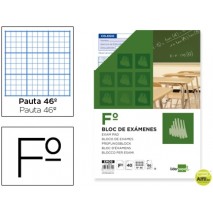 BLOC EXAMENES LIDERPAPEL FOLIO 40 H. 60 GR. RAYADO NÞ 46