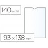 FUNDA PORTADOCUMENTO ESSELTE PLASTICO TRANSPARENTE Q40 MICRAS TAMAÑO 93X138 MM