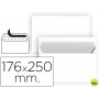 SOBRE LIDERPAPEL BLANCO B5 SOLAPA RECTA PAQUETE 176X250 MM TIRA DE SILICONA PAQUETE DE 25 UNIDADES