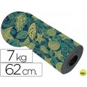 PAPEL FANTASIA KRAFT HAVANA 4266/20 NAVIDAD BOBINA 62 CM 7 KG