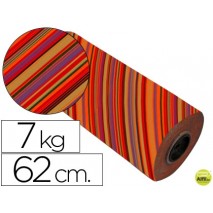 PAPEL FANTASIA VERJURADO STAR 7025-62 TODO EL AÑO BOBINA 62 CM 7 KG