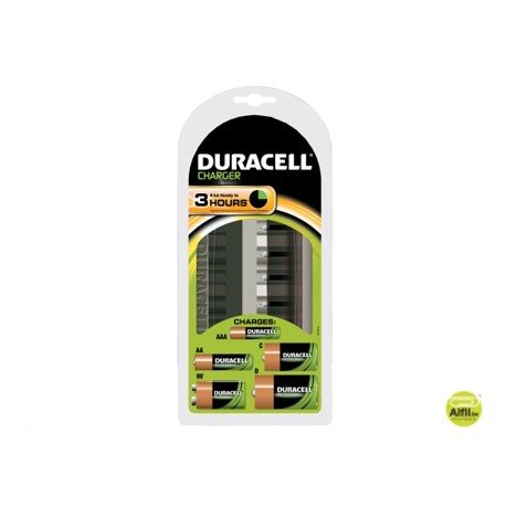 CARGADOR DURACELL UNIVERSAL PARA PILAS RECARGABLES CEF 22
