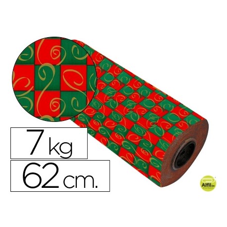 PAPEL FANTASIA VERJURADO STAR 7029-62 TODO EL AÑO BOBINA 62 CM 7 KG