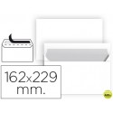 SOBRE LIDERPAPEL N 11 BLANCO DIN C5 162X229 MM TIRA DE SILICONA PAQUETE DE 25 UNIDADES