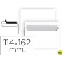 SOBRE LIDERPAPEL N 19 BLANCO C6 114X162 MM TIRA DE SILICONA PAQUETE DE 25 UNIDADES