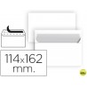 SOBRE LIDERPAPEL N 19 BLANCO C6 114X162 MM TIRA DE SILICONA PAQUETE DE 25 UNIDADES