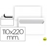 SOBRE LIDERPAPEL N 2 BLANCO DIN AMERICANO 110X220 MMTIRA DE SILICONA PAQUETE DE 25 UNIDADES