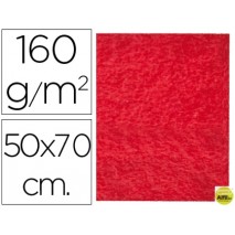 FIELTRO LIDERPAPEL 50X70CM ROJO 160G/M2
