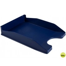 BANDEJA SOBREMESA PLASTICO FOLDER AZUL OPACO