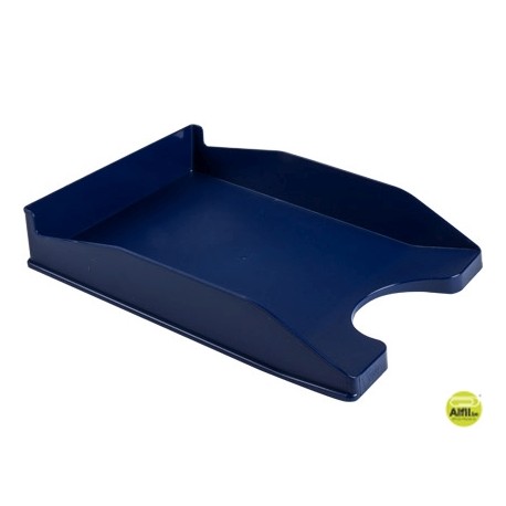 BANDEJA SOBREMESA PLASTICO FOLDER AZUL OPACO