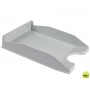 BANDEJA SOBREMESA PLASTICO FOLDER GRIS OPACO
