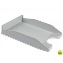 BANDEJA SOBREMESA PLASTICO FOLDER GRIS OPACO
