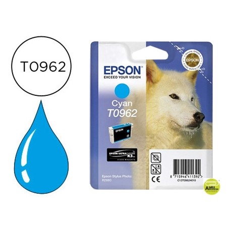 INK-JET EPSON STYLUS PHOTO R2880 T0962 CIAN