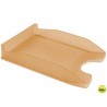 BANDEJA SOBREMESA PLASTICO FOLDER NARANJA TRANSPARENTE