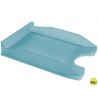 BANDEJA SOBREMESA PLASTICO FOLDER TURQUESA TRANSPARENTE