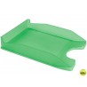 BANDEJA SOBREMESA PLASTICO FOLDER VERDE TRANSPARENTE