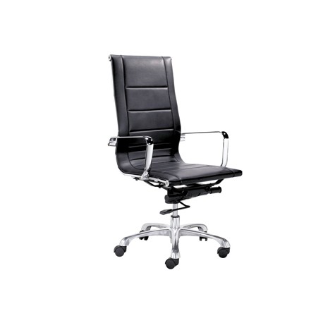 SILLA DIRECCION Q-CONNECT RESPALDO ALTO REGULABLE EN ALTURA ALTO 1.160+85MM ANCHO 670MM PROFUNDIDAD