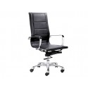 SILLA DIRECCION Q-CONNECT RESPALDO ALTO REGULABLE EN ALTURA ALTO 1.160+85MM ANCHO 670MM PROFUNDIDAD
