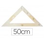 ESCUADRA PARA ENCERADO FAIBO PLASTICO IMITACION MADERA 50 CM