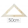 ESCUADRA PARA ENCERADO FAIBO PLASTICO IMITACION MADERA 50 CM