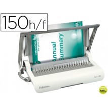 ENCUADERNADORA PARA CANUTILLO FELLOWES STAR+150 PERFORA 12 HOJAS TAMAÑO DIN A4 ENCUADERNA HASTA 150