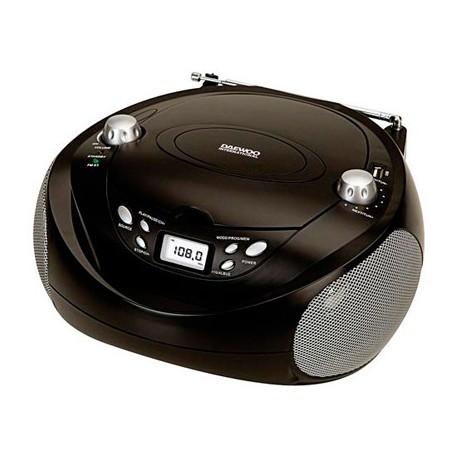 RADIO DAEWOO CD MP3 CON USB Y FM POTENCIA DE SALIDA 1,2X2W