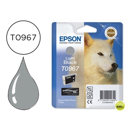INK-JET EPSON STYLUS PHOTO R2880 T0967 NEGRO CLARO