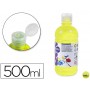 TEMPERA ESCOLAR LIDERPAPEL 500 ML AMARILLO LIMON