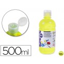 TEMPERA ESCOLAR LIDERPAPEL 500 ML AMARILLO LIMON