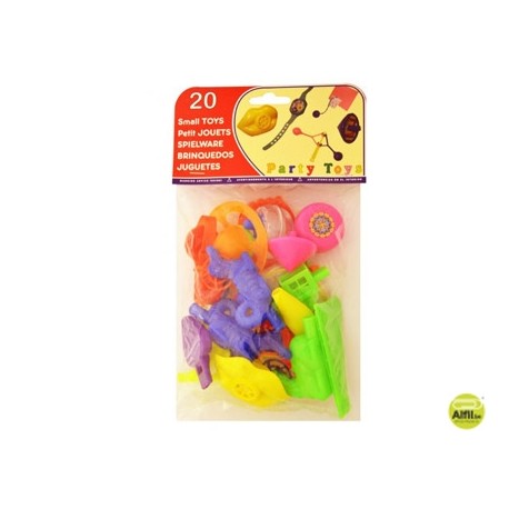 JUGUETES DE PLASTICO 20 PIEZAS SURTIDAS