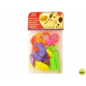 JUGUETES DE PLASTICO 20 PIEZAS SURTIDAS
