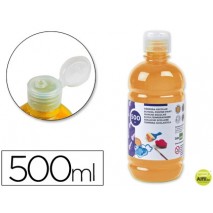 TEMPERA ESCOLAR LIDERPAPEL 500 ML NARANJA
