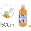 TEMPERA ESCOLAR LIDERPAPEL 500 ML NARANJA