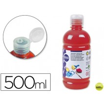 TEMPERA ESCOLAR LIDERPAPEL 500 ML ROJO
