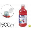 TEMPERA ESCOLAR LIDERPAPEL 500 ML ROJO