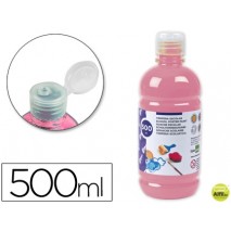 TEMPERA ESCOLAR LIDERPAPEL 500 ML ROSA