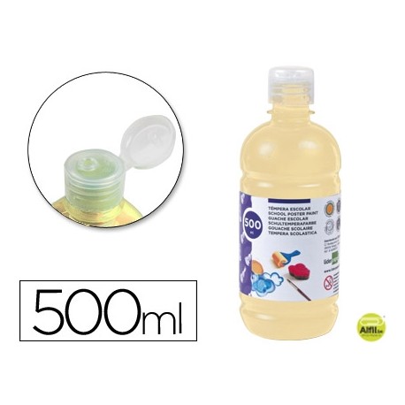 TEMPERA ESCOLAR LIDERPAPEL 500 ML CARNE