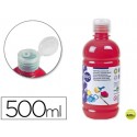 TEMPERA ESCOLAR LIDERPAPEL 500 ML ROJO ESCARLATA