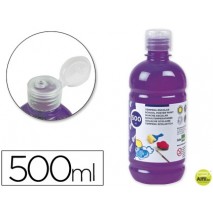 TEMPERA ESCOLAR LIDERPAPEL 500 ML VIOLETA