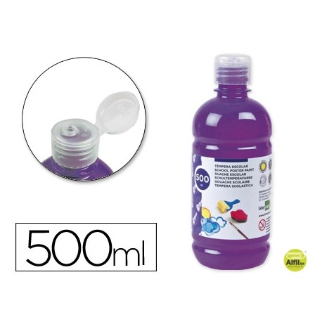 TEMPERA ESCOLAR LIDERPAPEL 500 ML VIOLETA