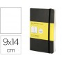 LIBRETA MOLESKINE TAPA BLANDA LISO 192 HOJAS COLOR NEGRO CIERRE CON GOMA 90X140 CM
