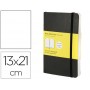 LIBRETA MOLESKINE TAPA BLANDA LISO 240 HOJAS COLOR NEGRO CIERRE CON GOMA 130X210 MM
