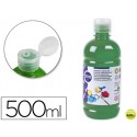 TEMPERA ESCOLAR LIDERPAPEL 500 ML VERDE OSCURO