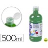 TEMPERA ESCOLAR LIDERPAPEL 500 ML VERDE OSCURO