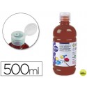 TEMPERA ESCOLAR LIDERPAPEL 500 ML MARRON